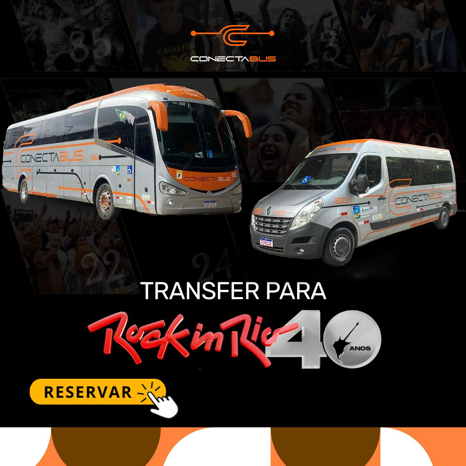 TRANSFER ROCKIN RIO 40 ANOS