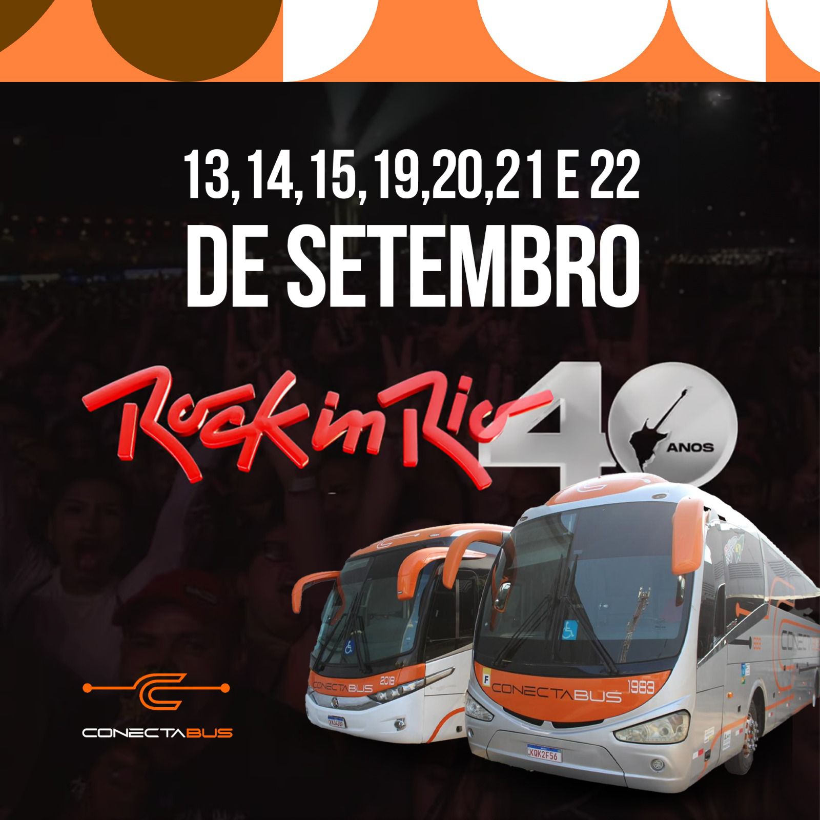 TRANSFER ROCKIN RIO 40 ANOS